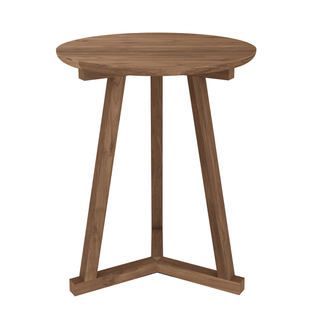 Mesa auxiliar trípode - Teca