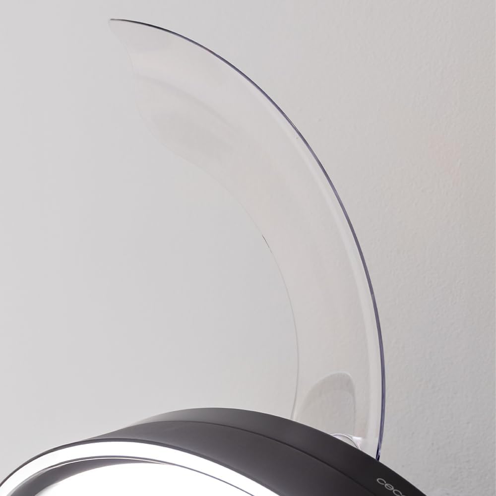 Ventilateur de plafond Cecotec à pales rétractables et lampe invisible EnergySilence Aero 4280 en acier, 40 W, diamètre 42 pouces (106 cm), minuterie, 3 tons lumineux, fonction été-hiver