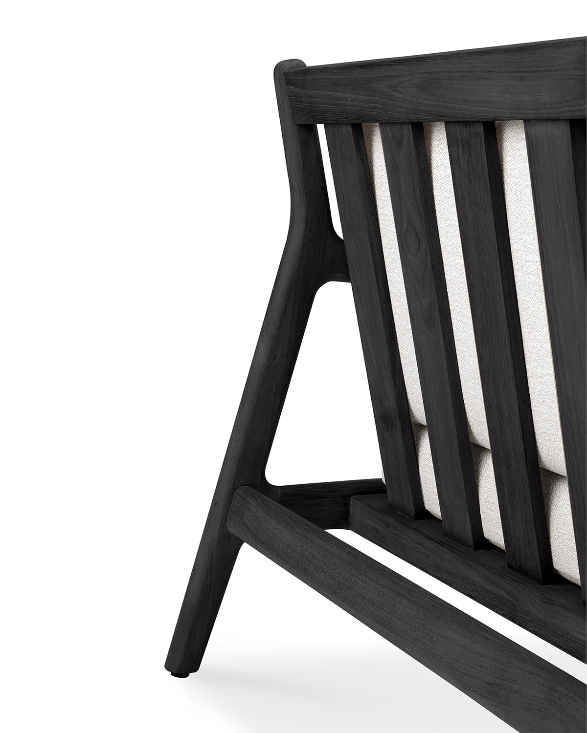 Sofá de exterior Jack de 3 plazas - Teca negra con blanco roto