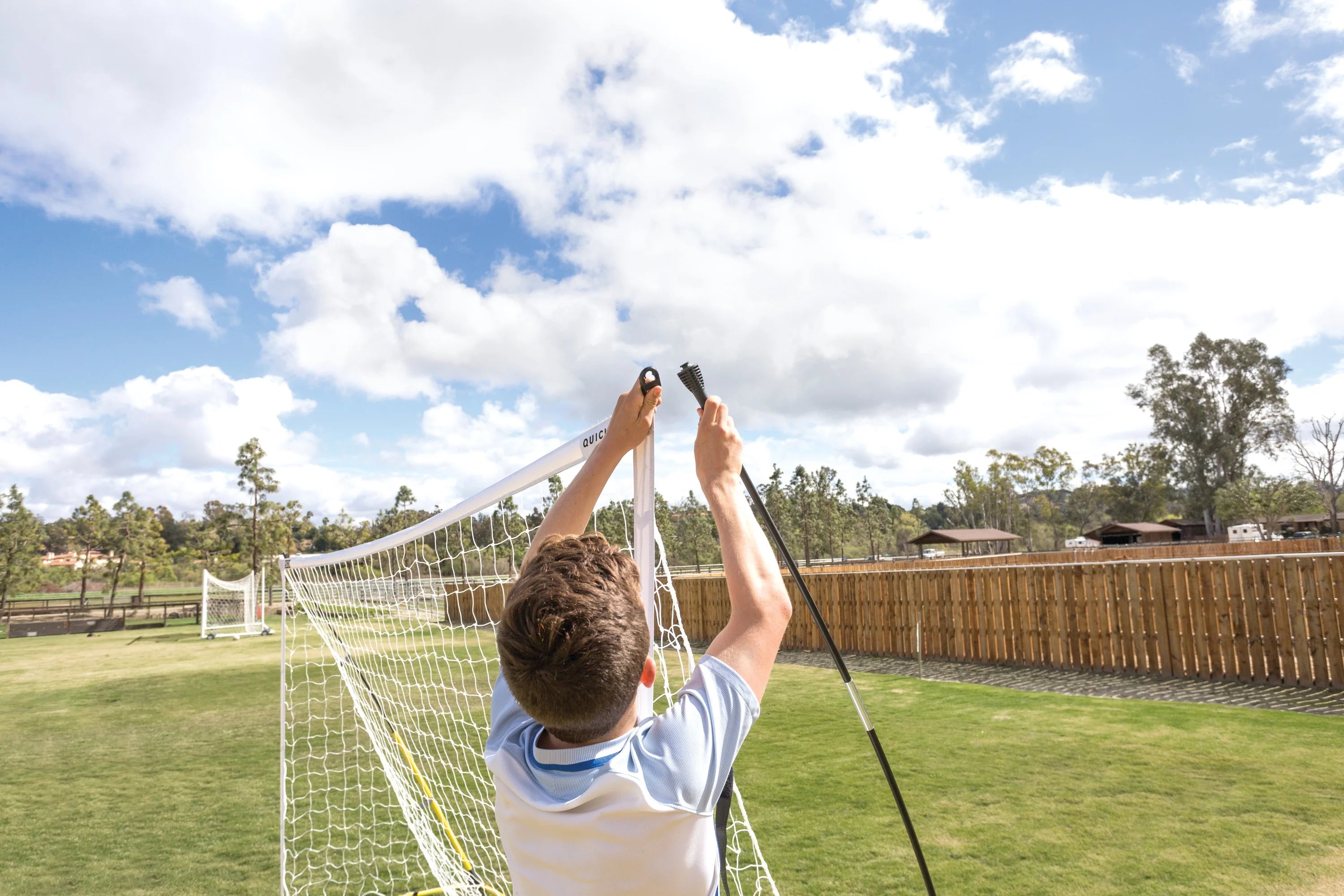 2025 SKLZ Quickster Bærbart og Holdbart Fodboldmål. 3,6 m x 1,8 m