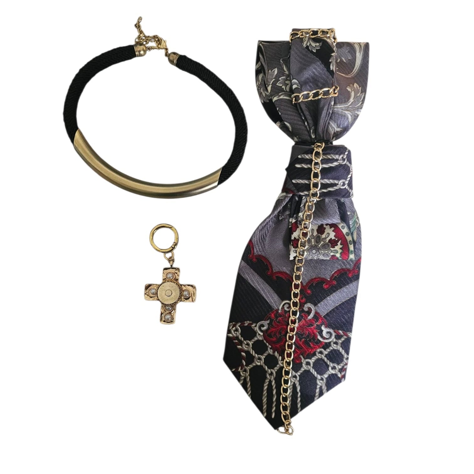Imperial Cross 4-in-1 Jeweled Tie