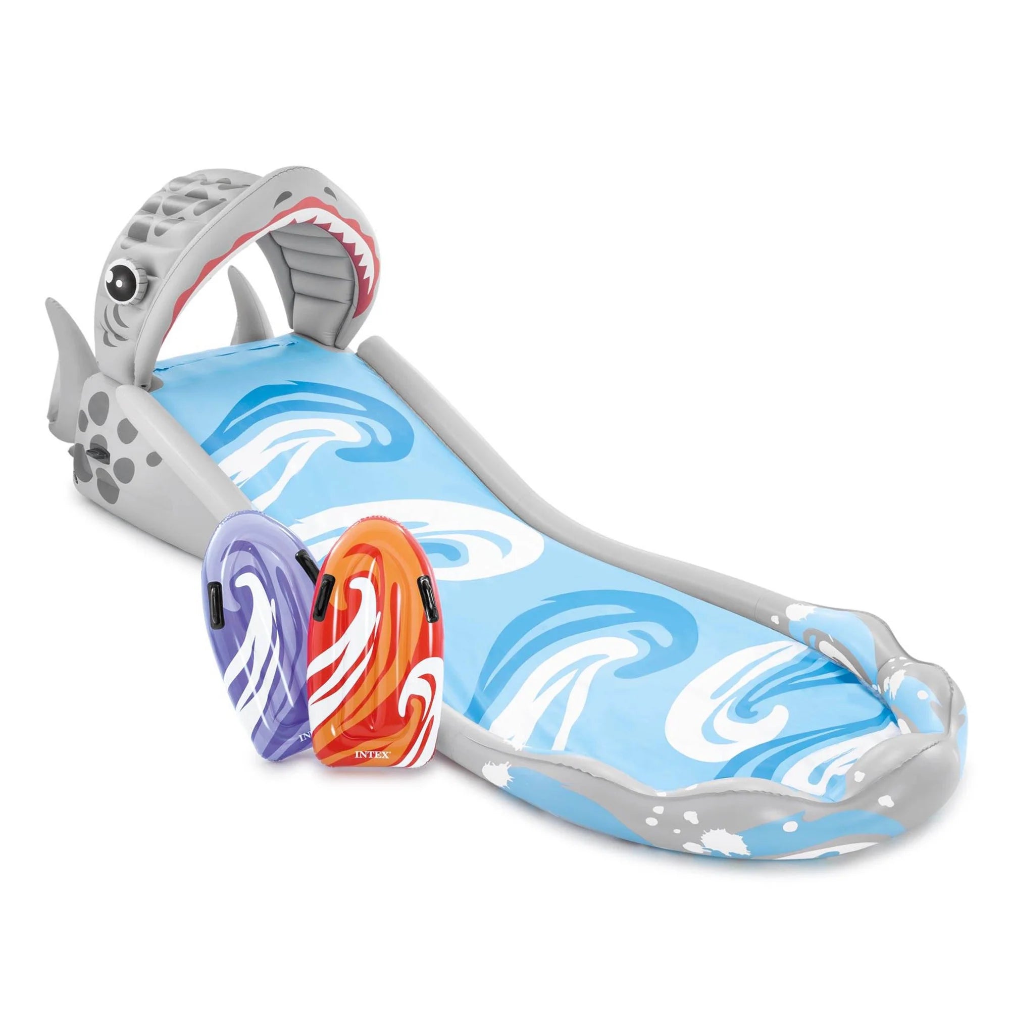 Intex Surf 'N Slide oppustelig vandrutsjebane og reparationssæt med 6 lapper vådt sæt