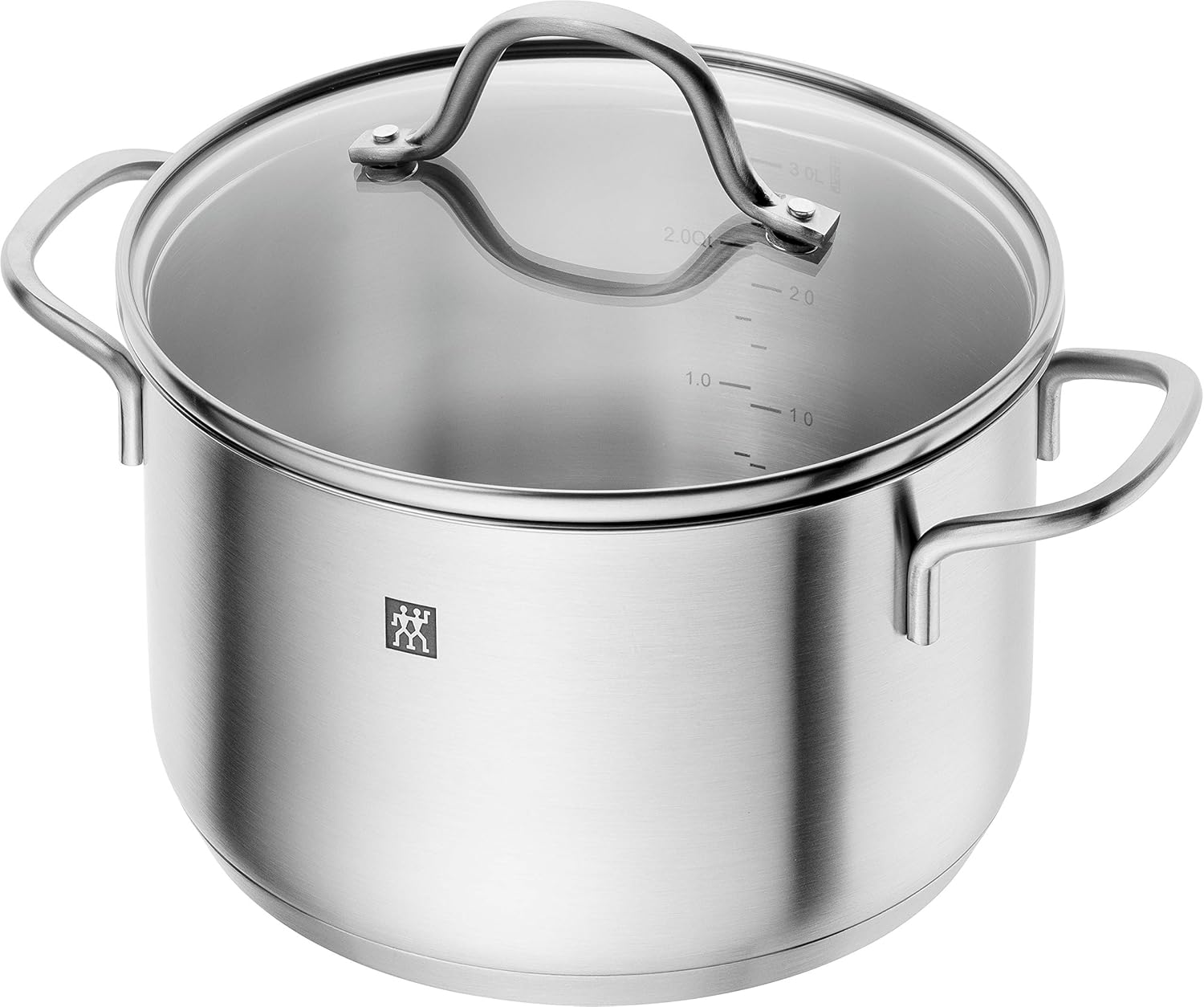 ZWILLING Flow Kochgeschirr-Set, 4 Deckel, induktionsgeeignet, Edelstahl, 5-teiliges Set