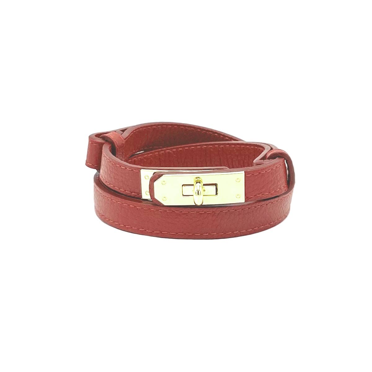 Women’s Adjustable Skinny Leather Belt – Handcrafted in Italy