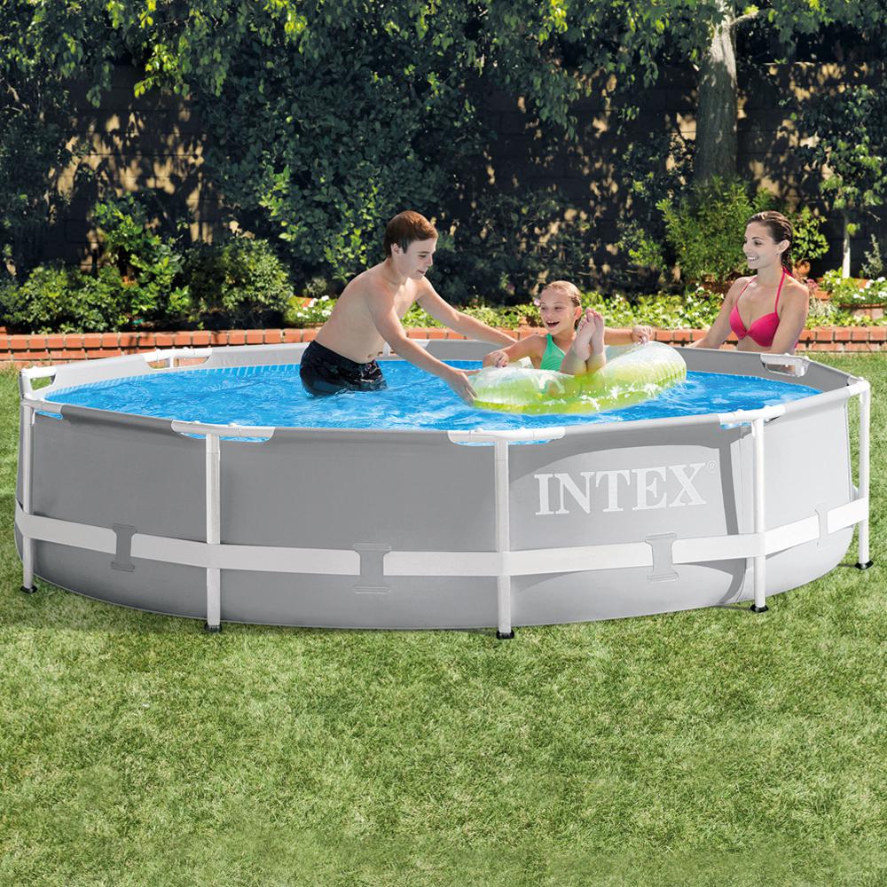 Piscine ronde amovible Intex Prism Frame 305 x 76 cm avec filtre