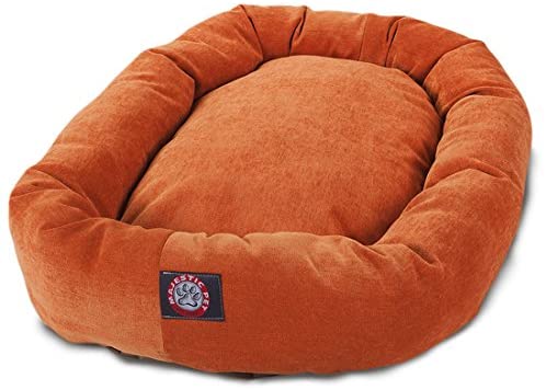 Majestic Pet Villa Bagel Hundeseng | Beroligende donutformet seng, flere størrelser og farver