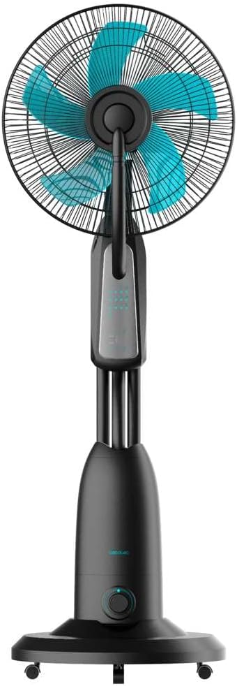 Ventilateur brumisateur d'eau douce Cecotec EnergySilence 490 avec télécommande, 90 W, diamètre 40 cm, 5 pales, réservoir 2,8 L, minuterie 7,5 h, indicateur LED et oscillation