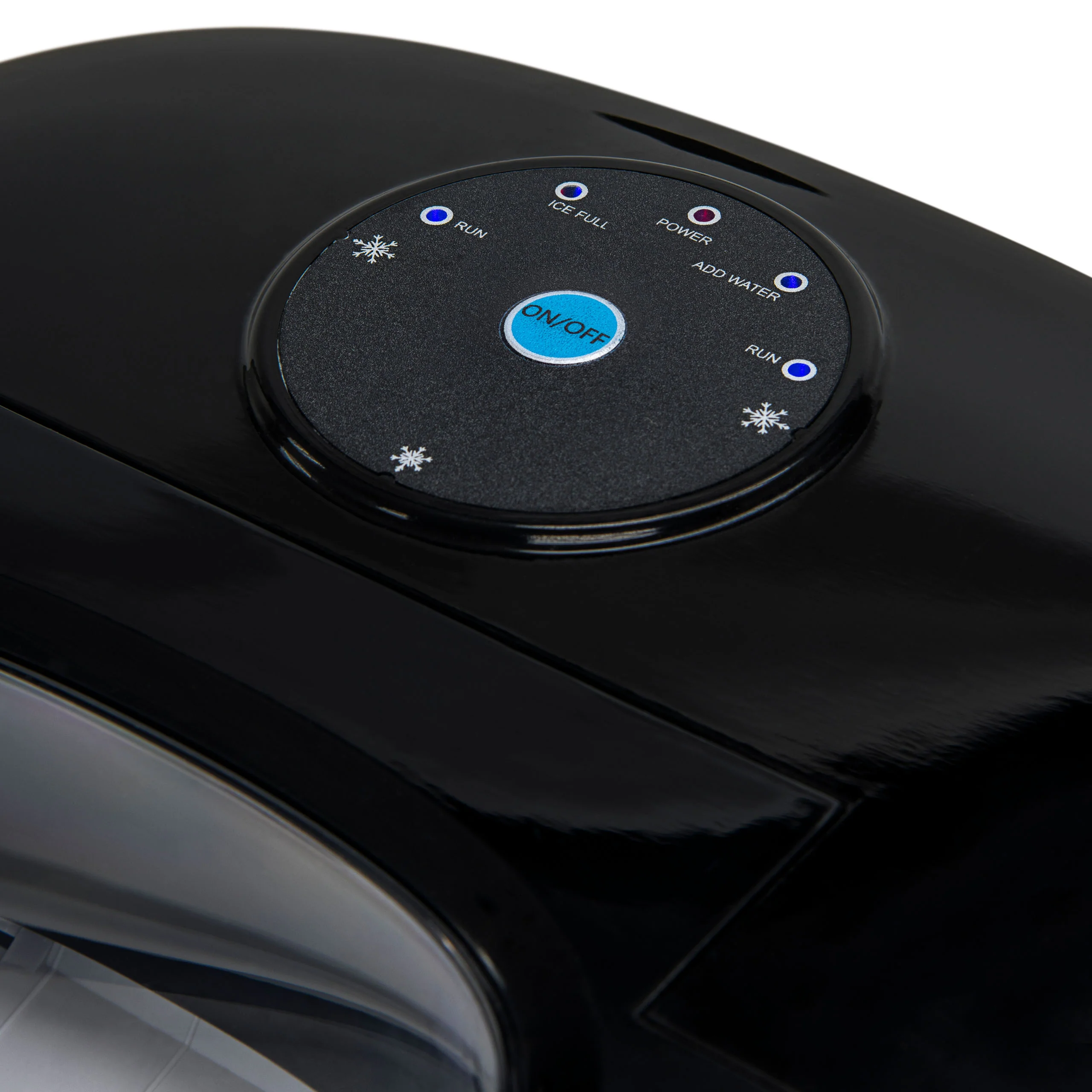 Newair® Tisch-Eiswürfelbereiter 2025 – Kugelförmige Eiswürfel. Weiß