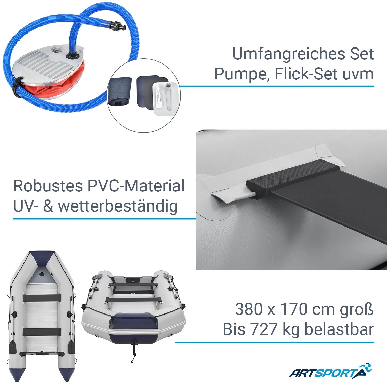 Schlauchboot 2025, 3,80 m