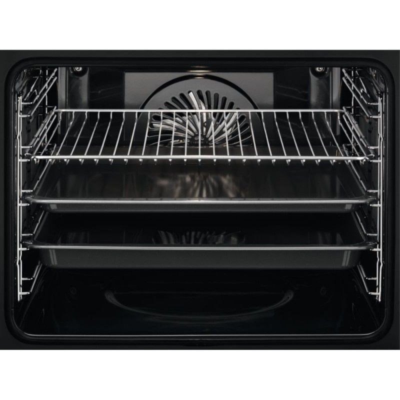Aeg Bpk535060b Pyrolyse-Backofen aus schwarzem Glas