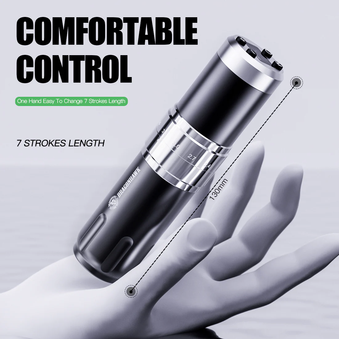 Dragonhawk Akku-Tätowiermaschinen-Set