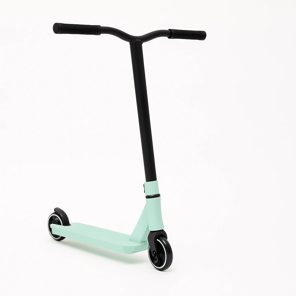 Trottinettes pour enfants vert menthe/noir, adaptées aux enfants de 5 à 10 ans - XYSMszUm57hT