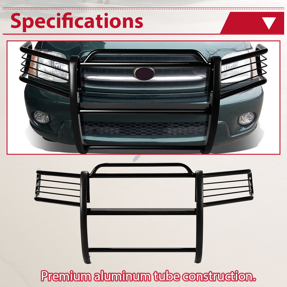 Pare-chocs avant et grille de protection en acier noir Kojem pour Toyota Tundra 2000-2006 et Sequoia 2001-2004