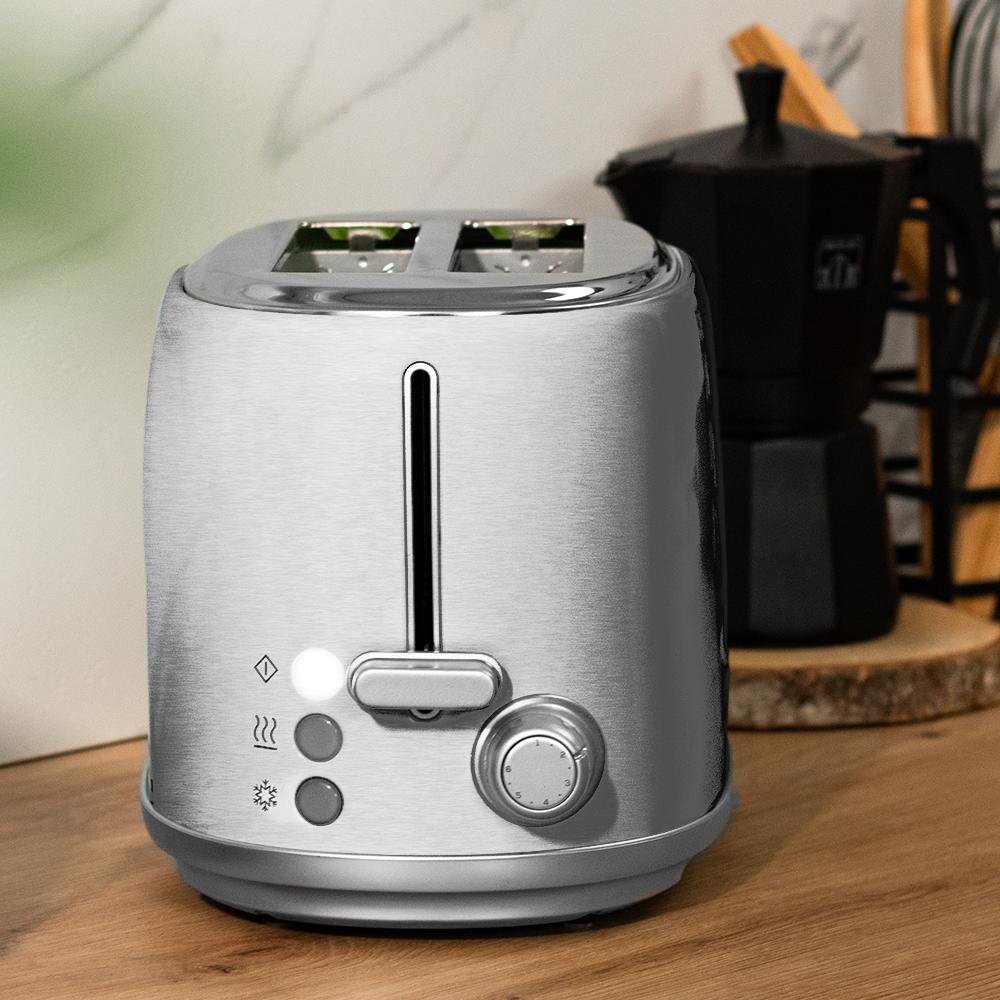 Toast&Taste 1000 Retro Dobbelt Rustfrit Stål