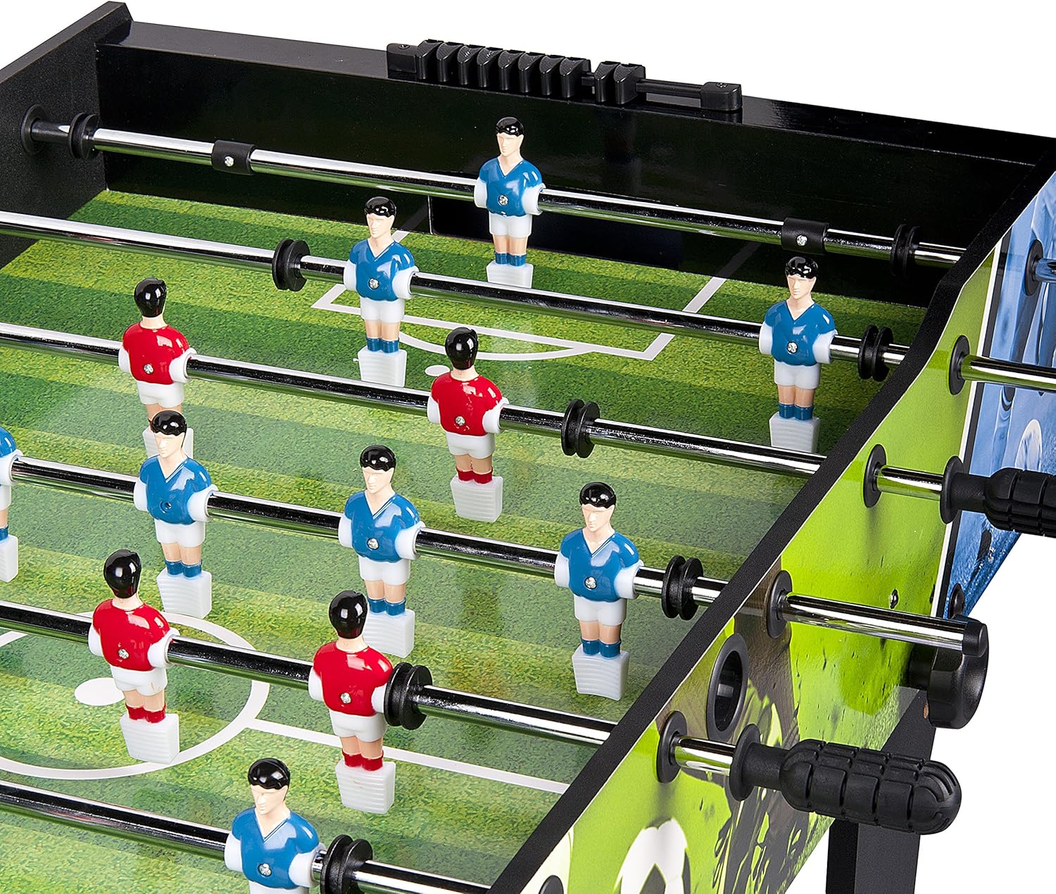 Leomark Spieltisch aus Holz für Kinder und Erwachsene | Spielspaß zu Hause oder auf Partys, Familienunterhaltung | Stabil, lehrreich und einfach aufzubauen