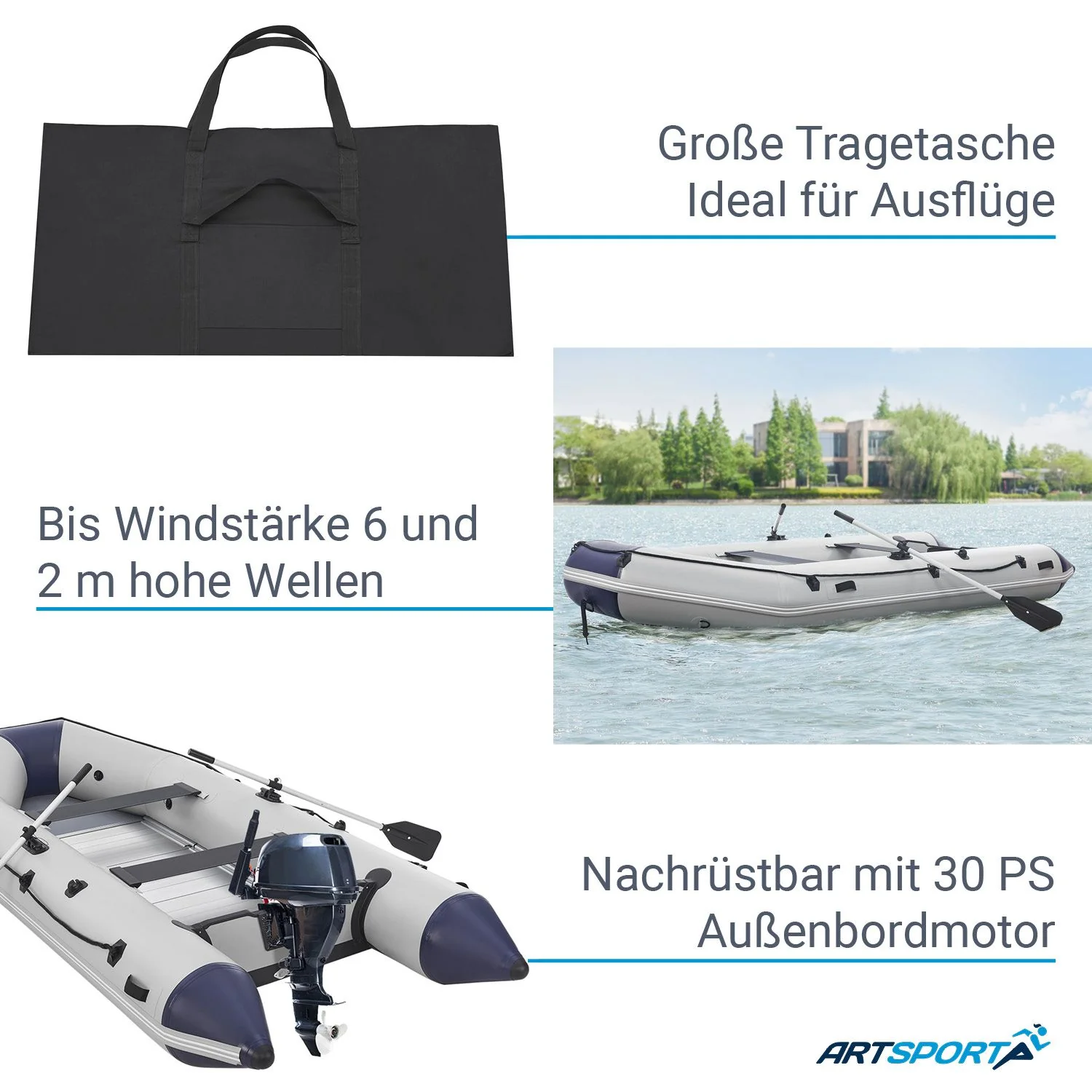 Schlauchboot 2025, 3,80 m