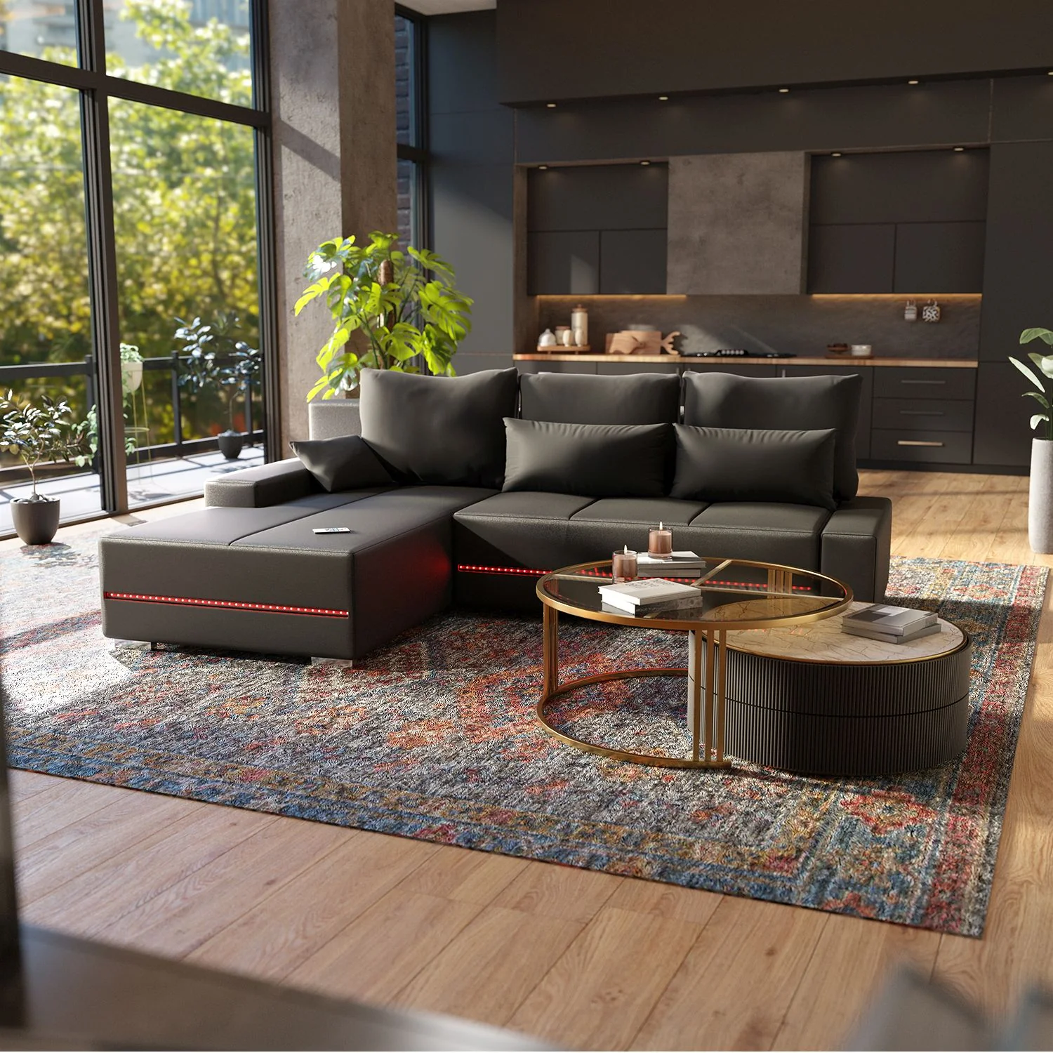 2025 Davos Sofa mit LED
