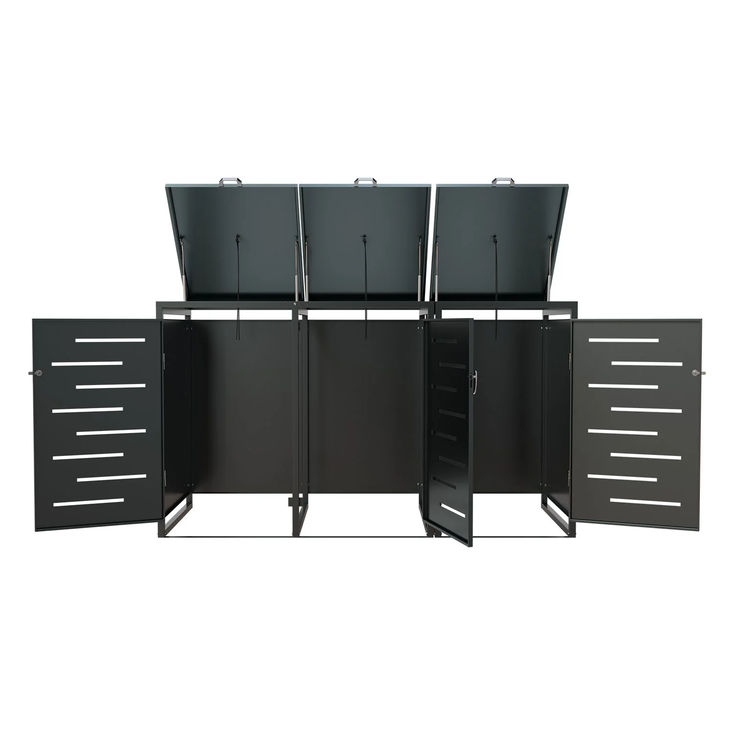 Boîte de rangement pour poubelle métallique Arel 2025