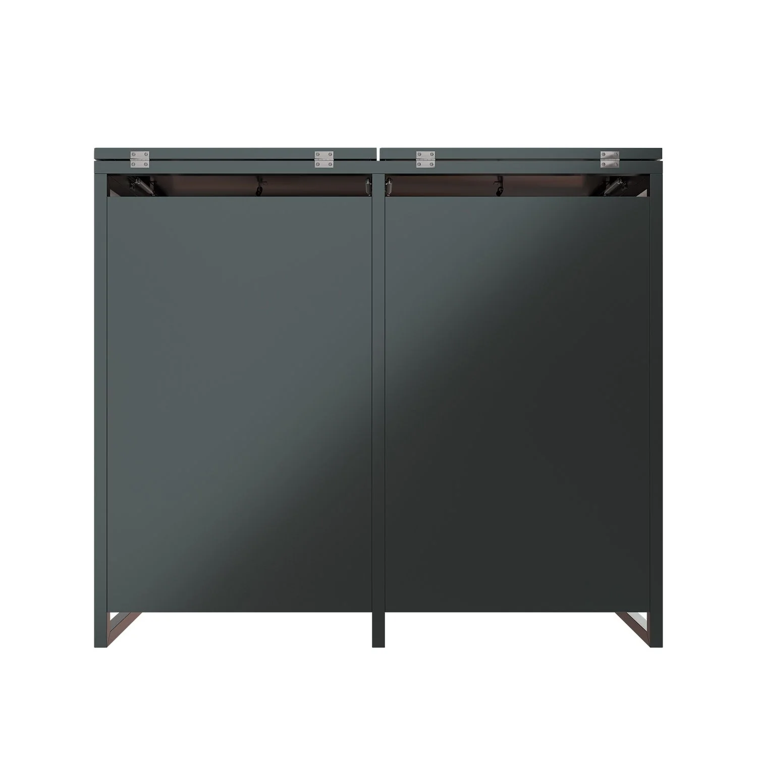 Boîte de rangement pour poubelle métallique Arel 2025