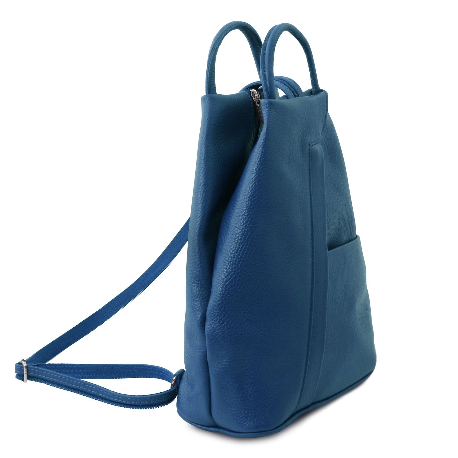 Shanghai - Italian leather backpack - pebbled leather | TL141881