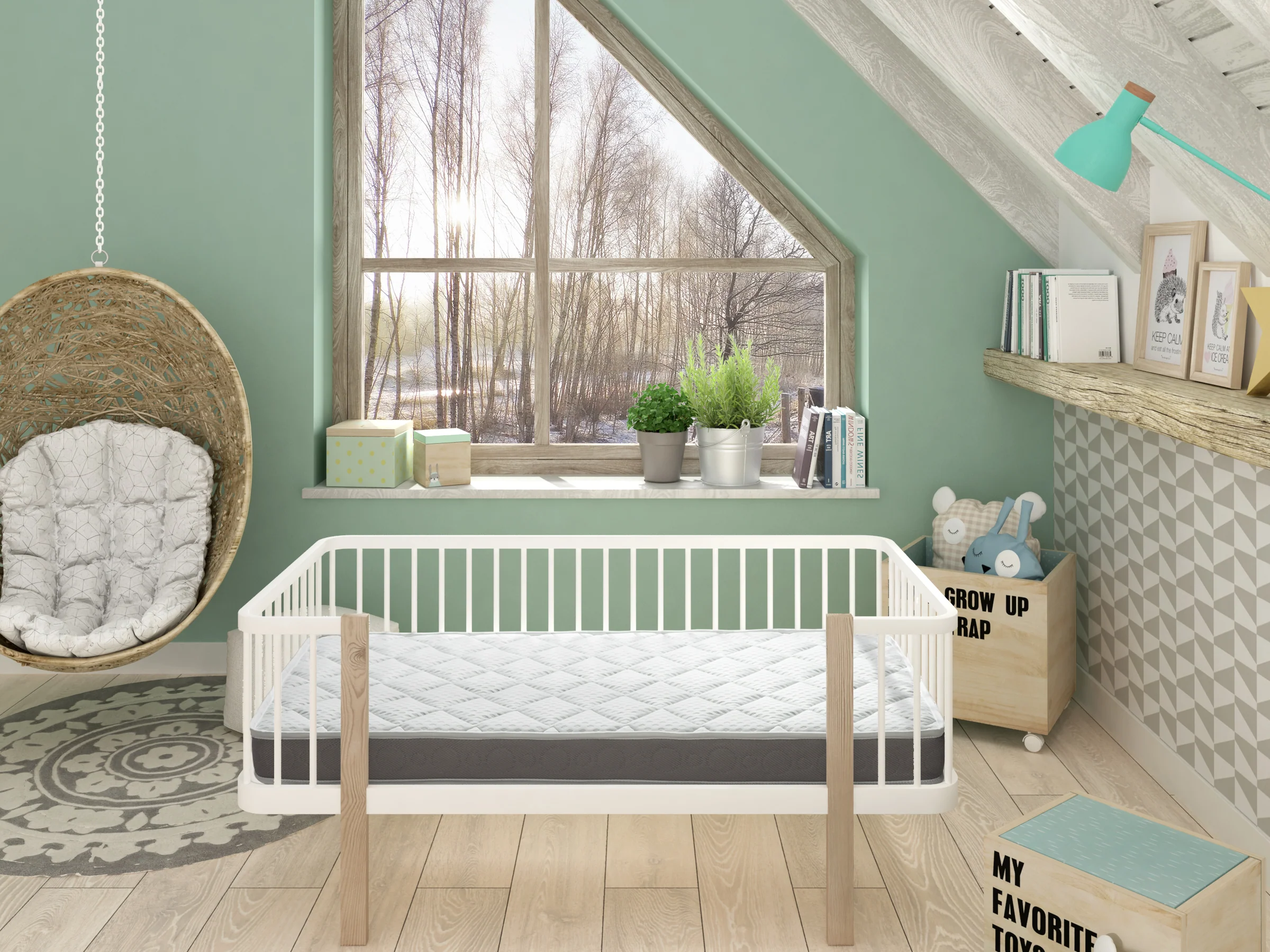 Viskoelastische Kinderbettmatratze von BabyBed