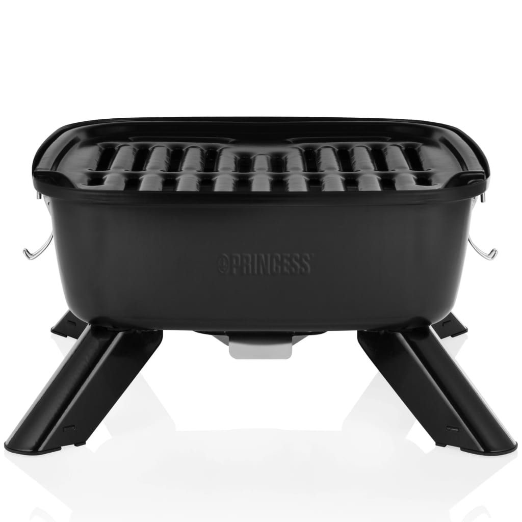 Princess 2000W Tragbarer Hybridgrill, Schwarz