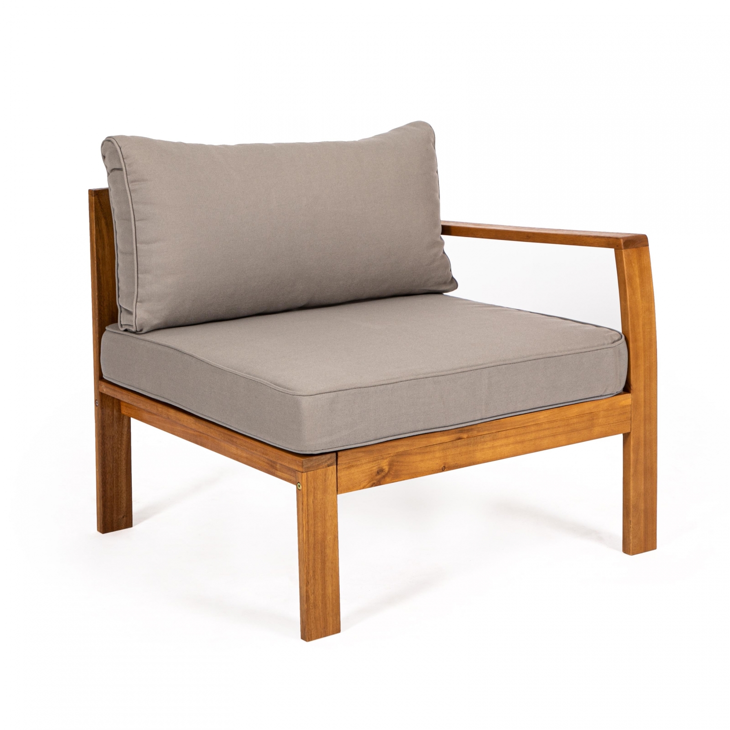 Bali Eck-Gartenmöbelset + Akazienholztisch