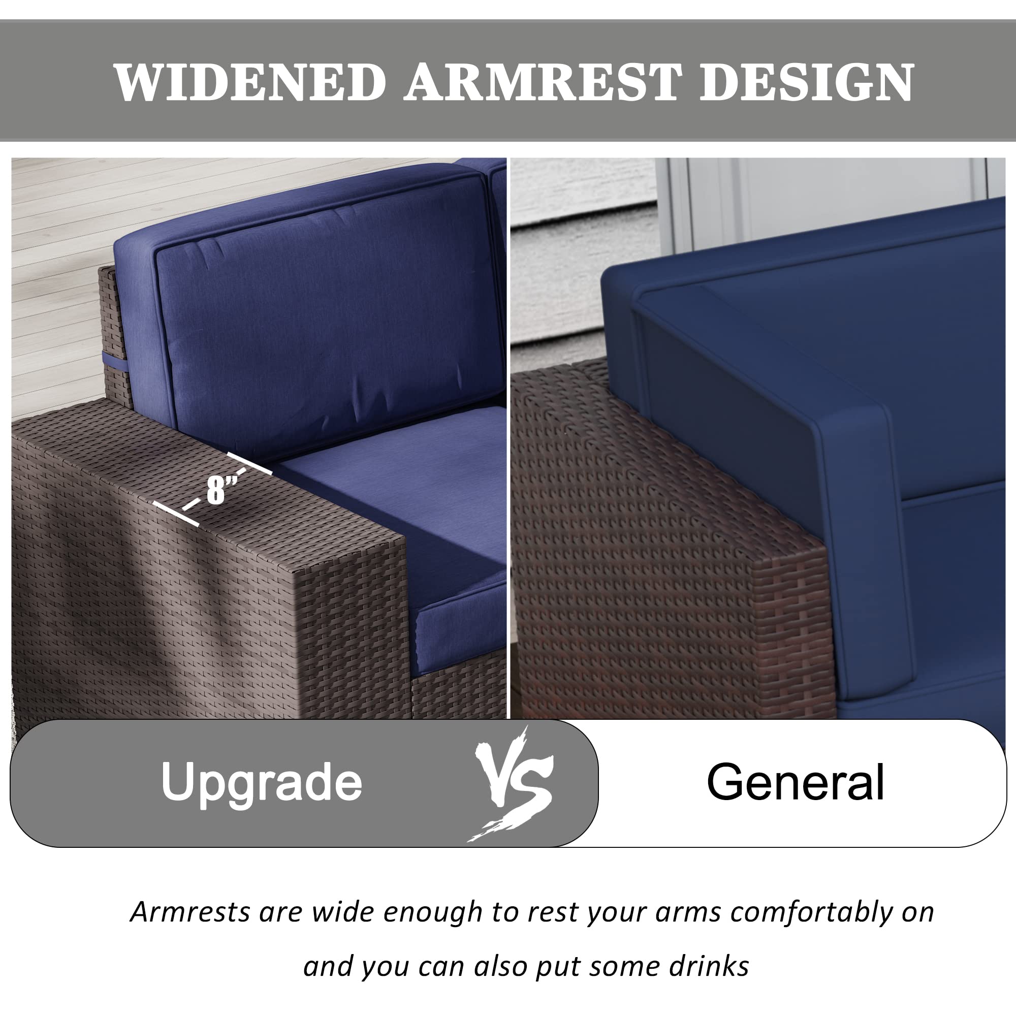 LayinSun udendørs sektionsmøbler til samtaler