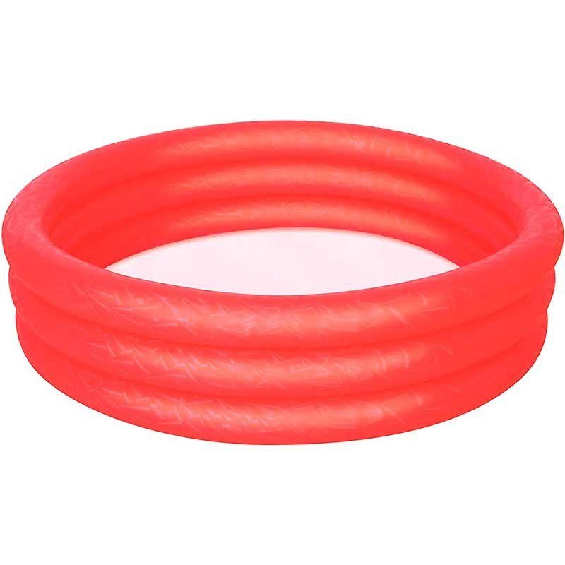 Bestway Play Pool Aufblasbares Kinderbecken 101l +2 Jahre Rot Ø102x25 cm