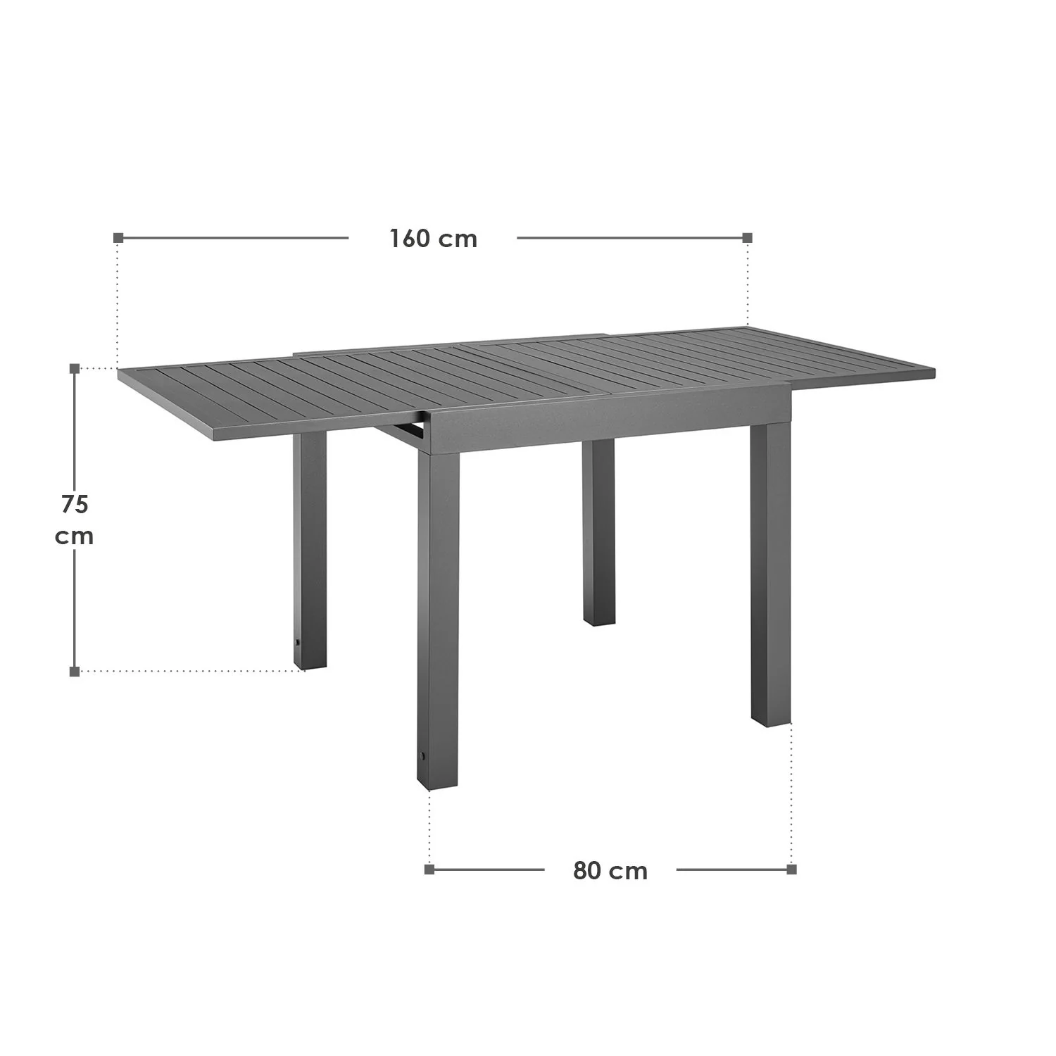 Table de jardin extensible Laki 2025