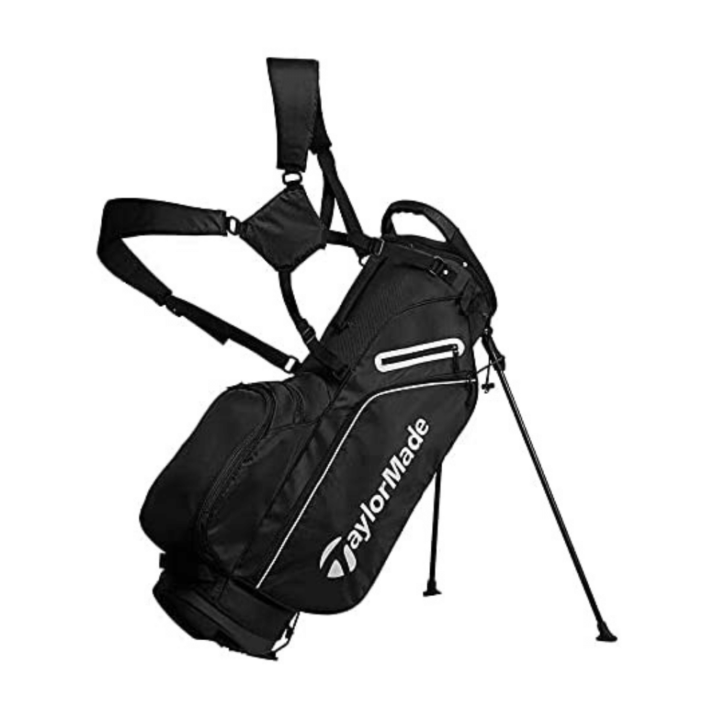 Sac de golf sur pied TaylorMade 5.0 ST. 2025, noir/blanc