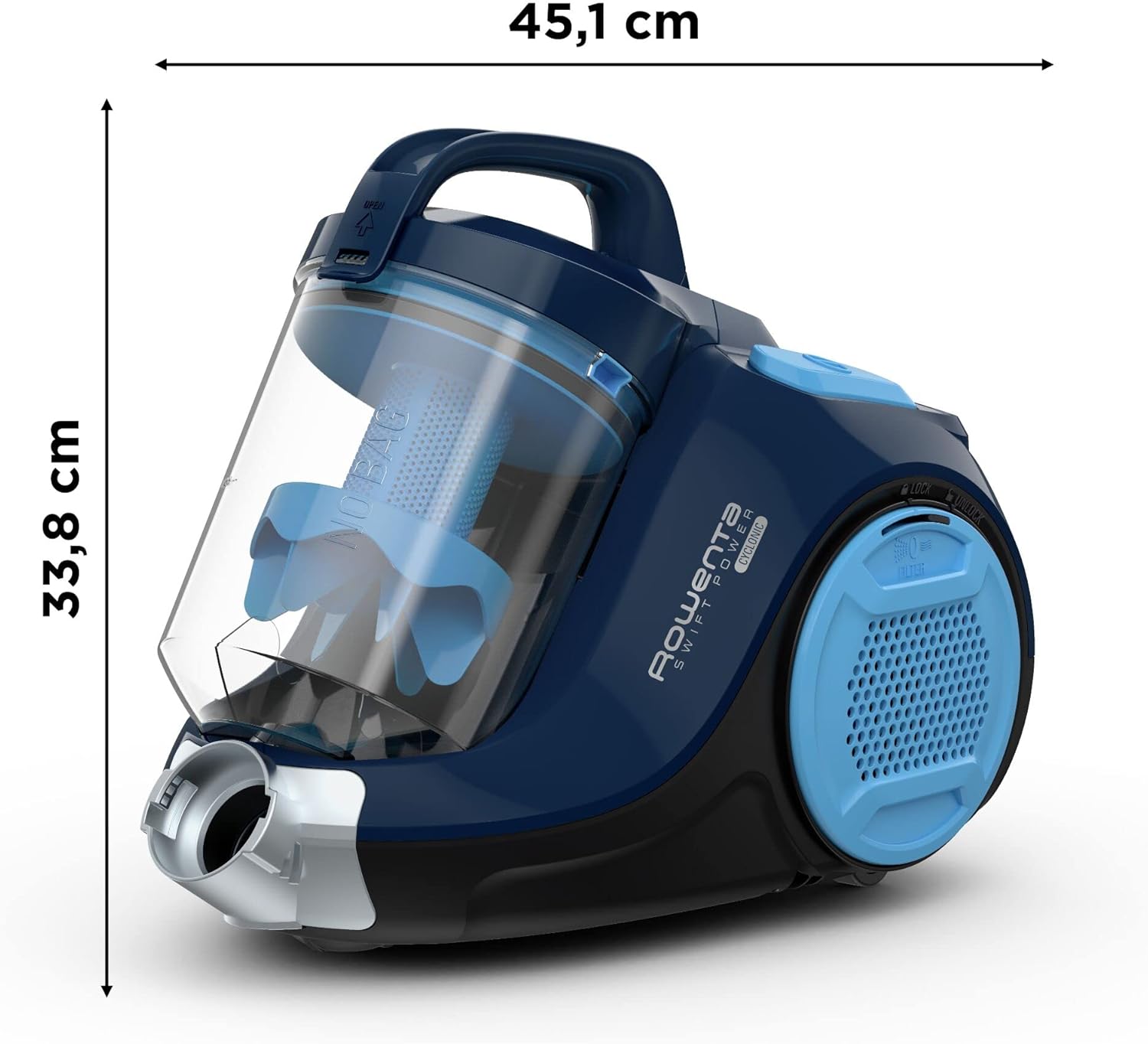 Rowenta Swift Power RO2981 Total Care – Beutelloser Staubsauger mit Zyklonsystem