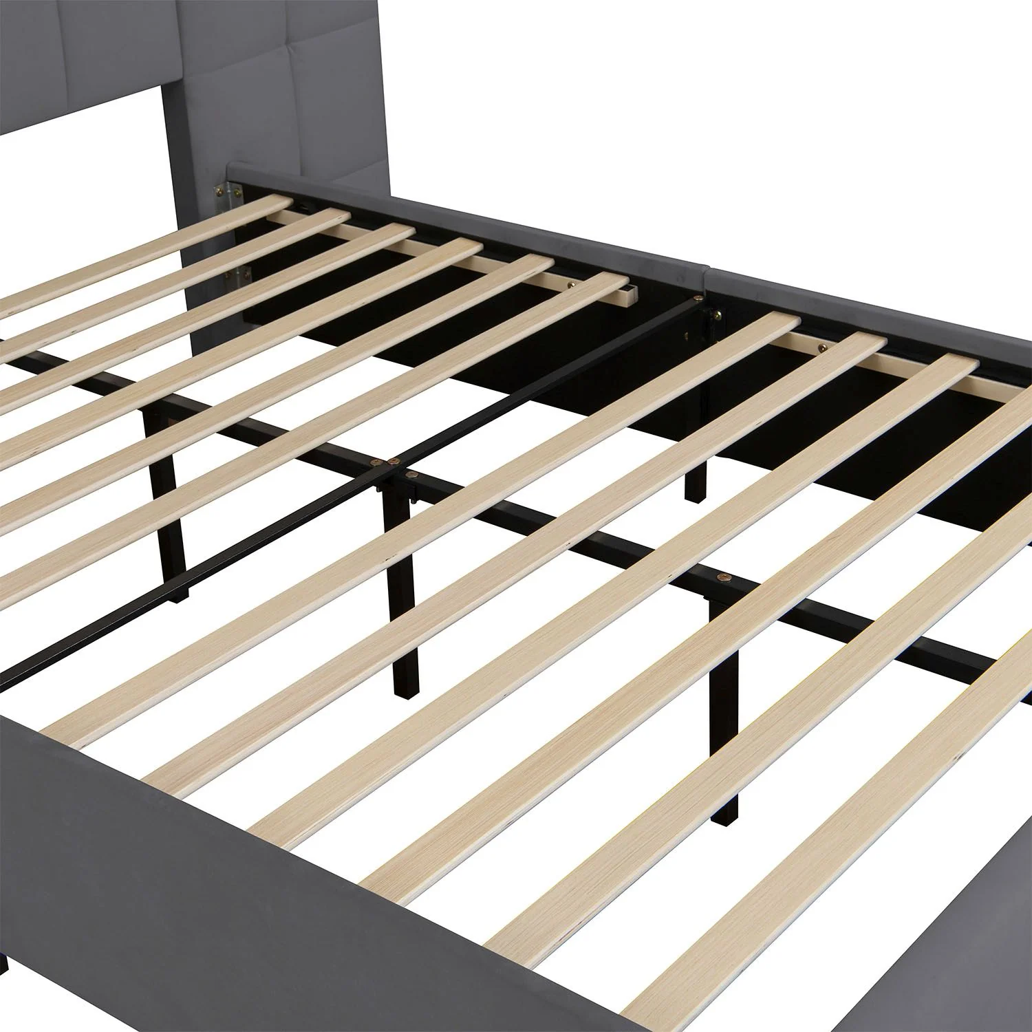 2025 Lit rembourré en velours Luzano