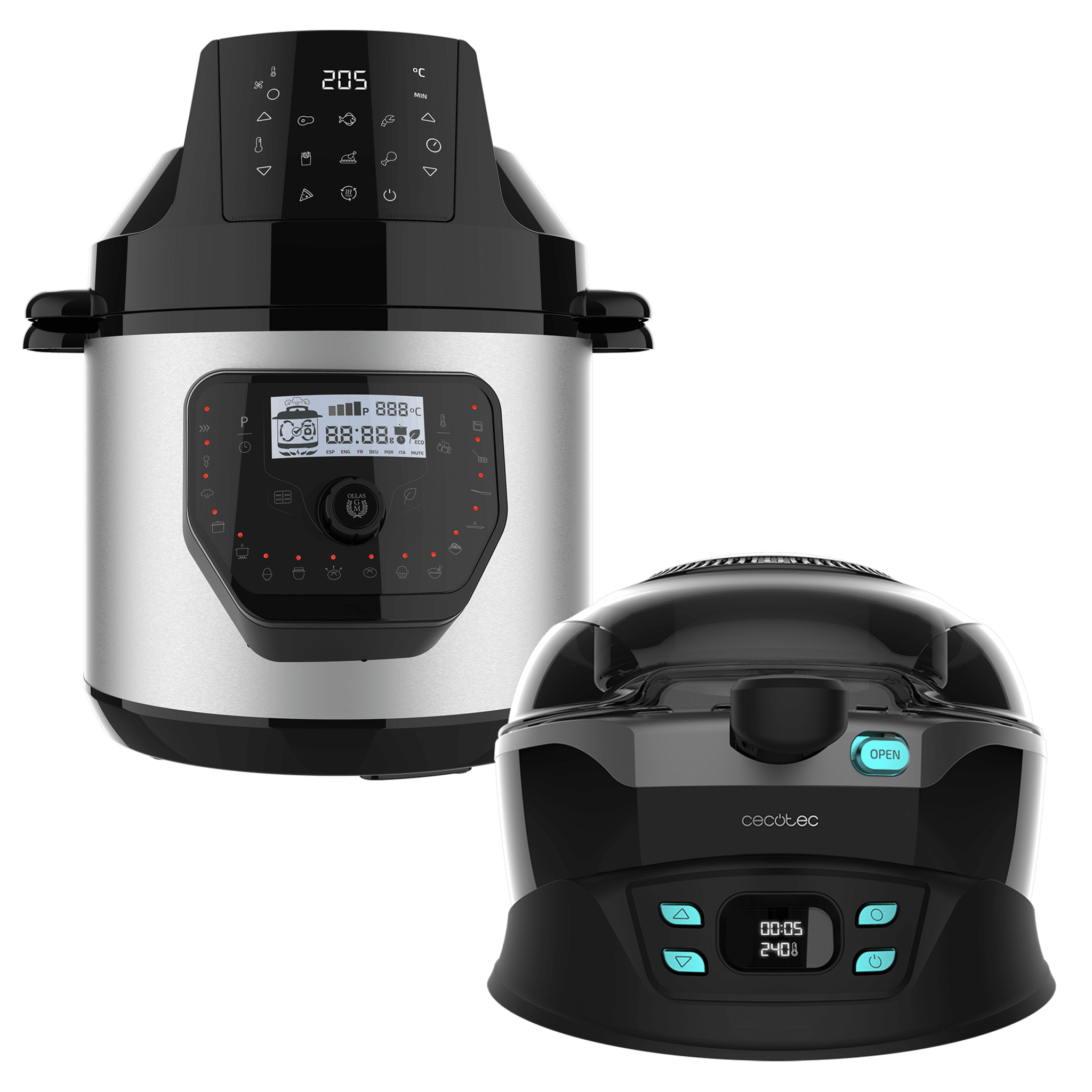 Turbocecofry 4D Healthy + Gm H Deluxe Frittiertopf