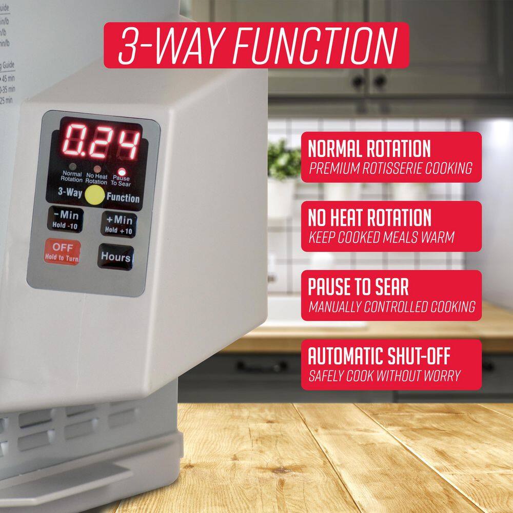 Ronco Showtime Platinum Digitaler Tischdrehgrill, Modell ST5000PLAT, Baujahr 2025