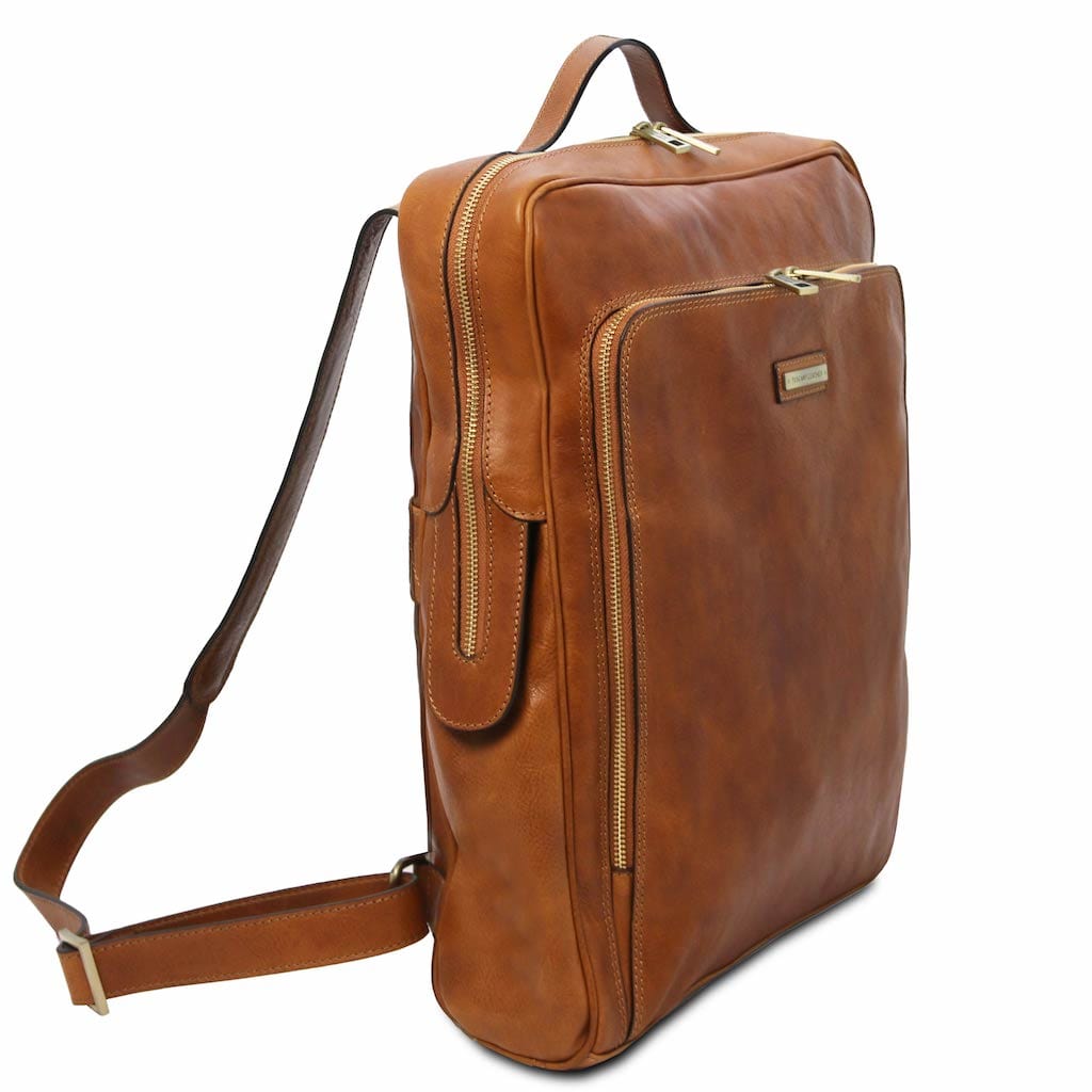 Bangkok - Leather laptop backpack - Large size | TL142336