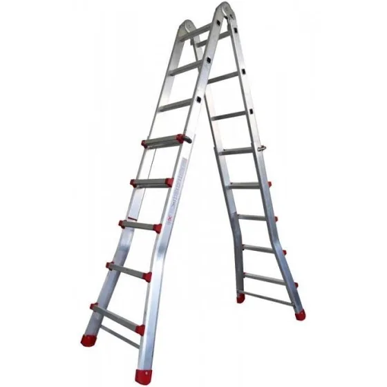 Escabeau télescopique en aluminium 2025