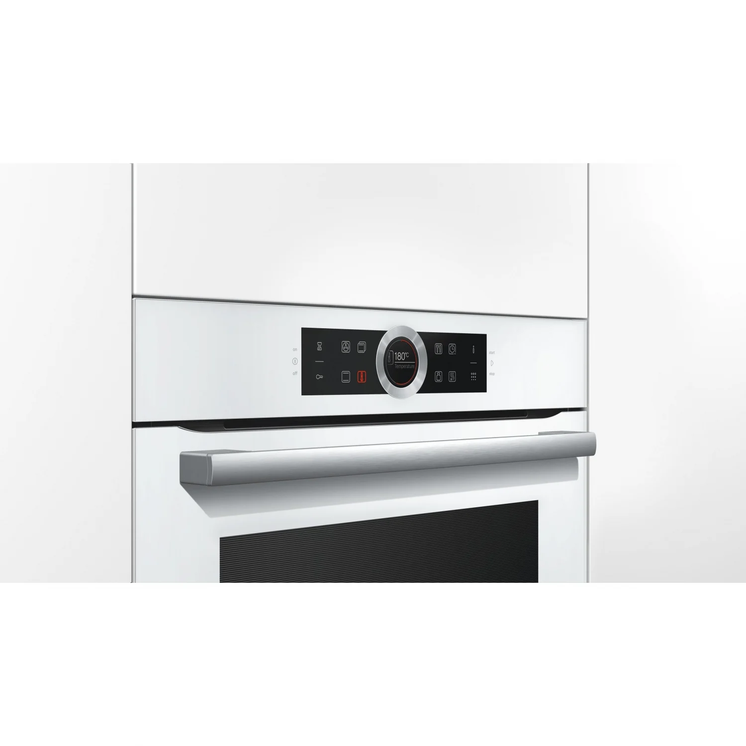Bosch HBG675BW1 Multifunktionsbackofen, 3,6 kW, 71 l, Klapptür, 13 Kochfunktionen, Energieeffizienzklasse A+ – Weiß