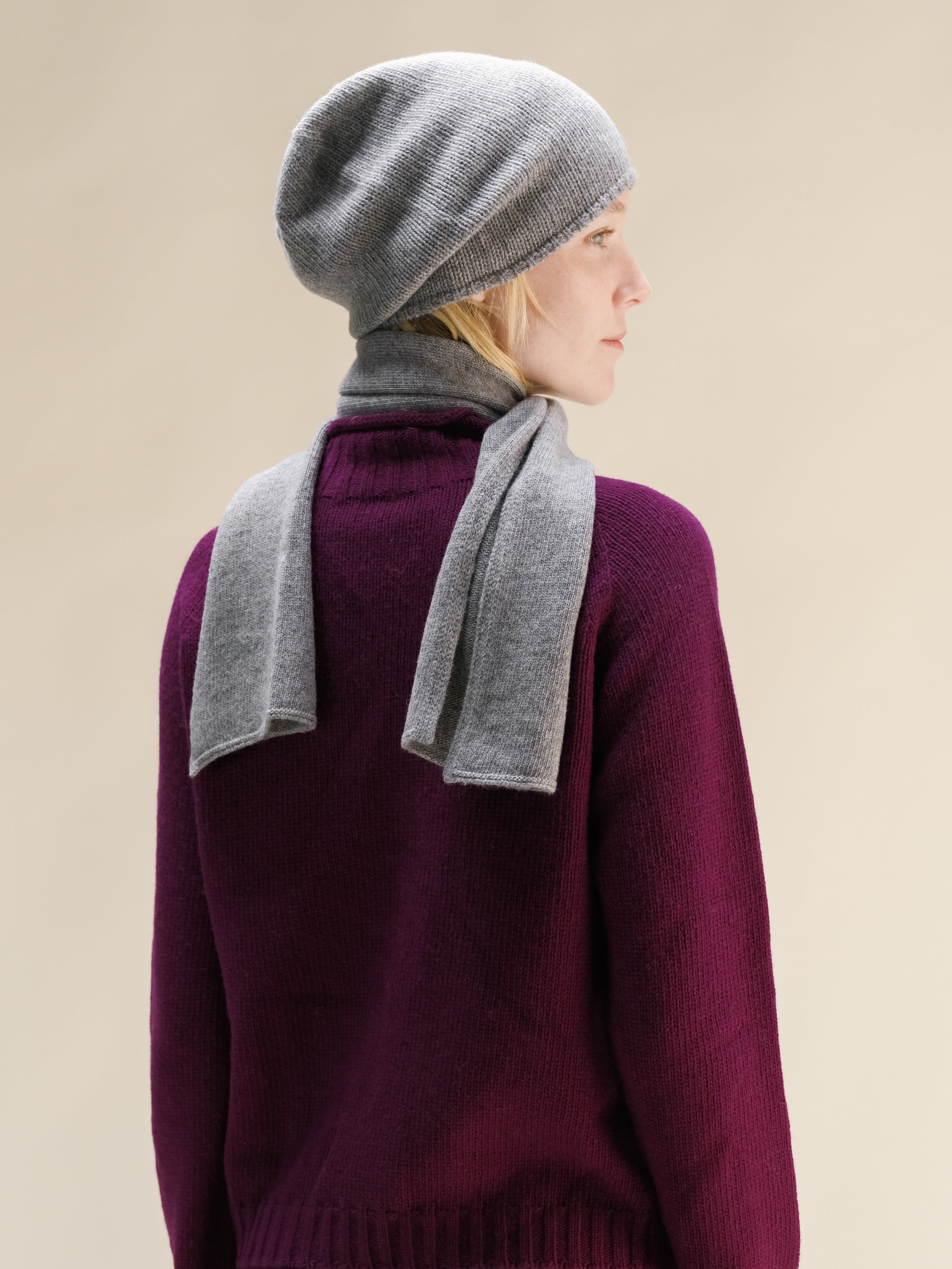 Wool & Cashmere Mix Beanie (3D-Knit)