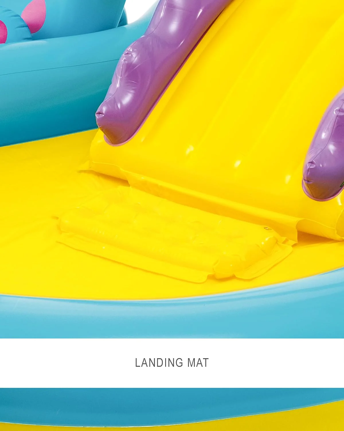 Intex Jungle Adventure Oppusteligt Legeområde – Pool med Rutsjebane og Vandlege til Børn