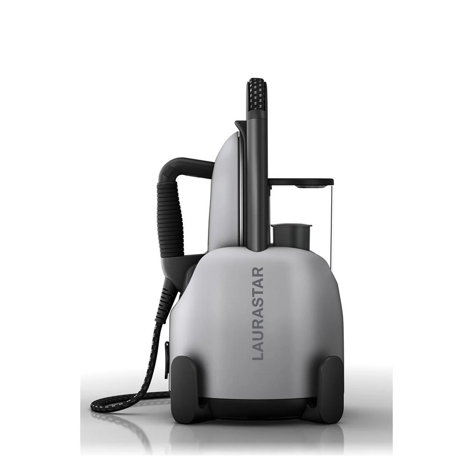 2025 LauraStar Lift Xtra bærbar dampstrygestation i aluminium 2200 W 1,1 L sort og grå