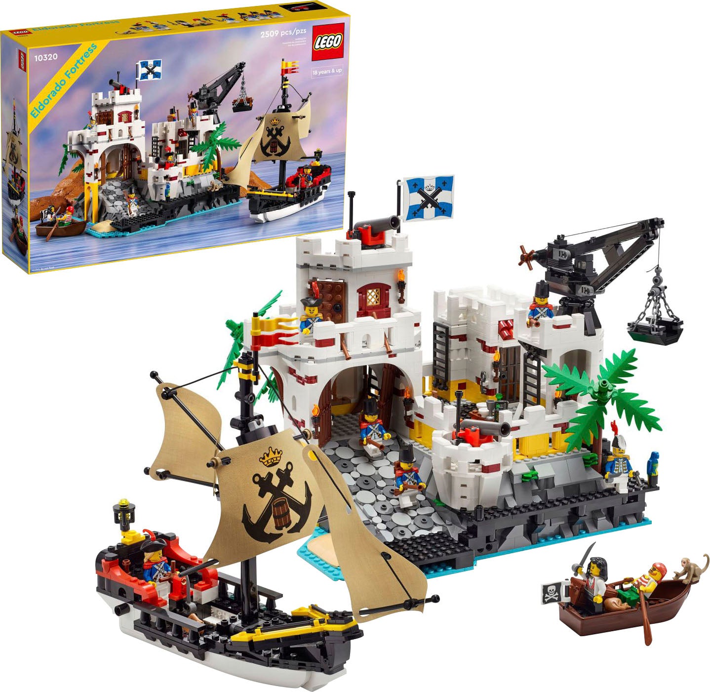 LEGO – Icons Eldorado Fæstning med piratskib byggesæt 10320