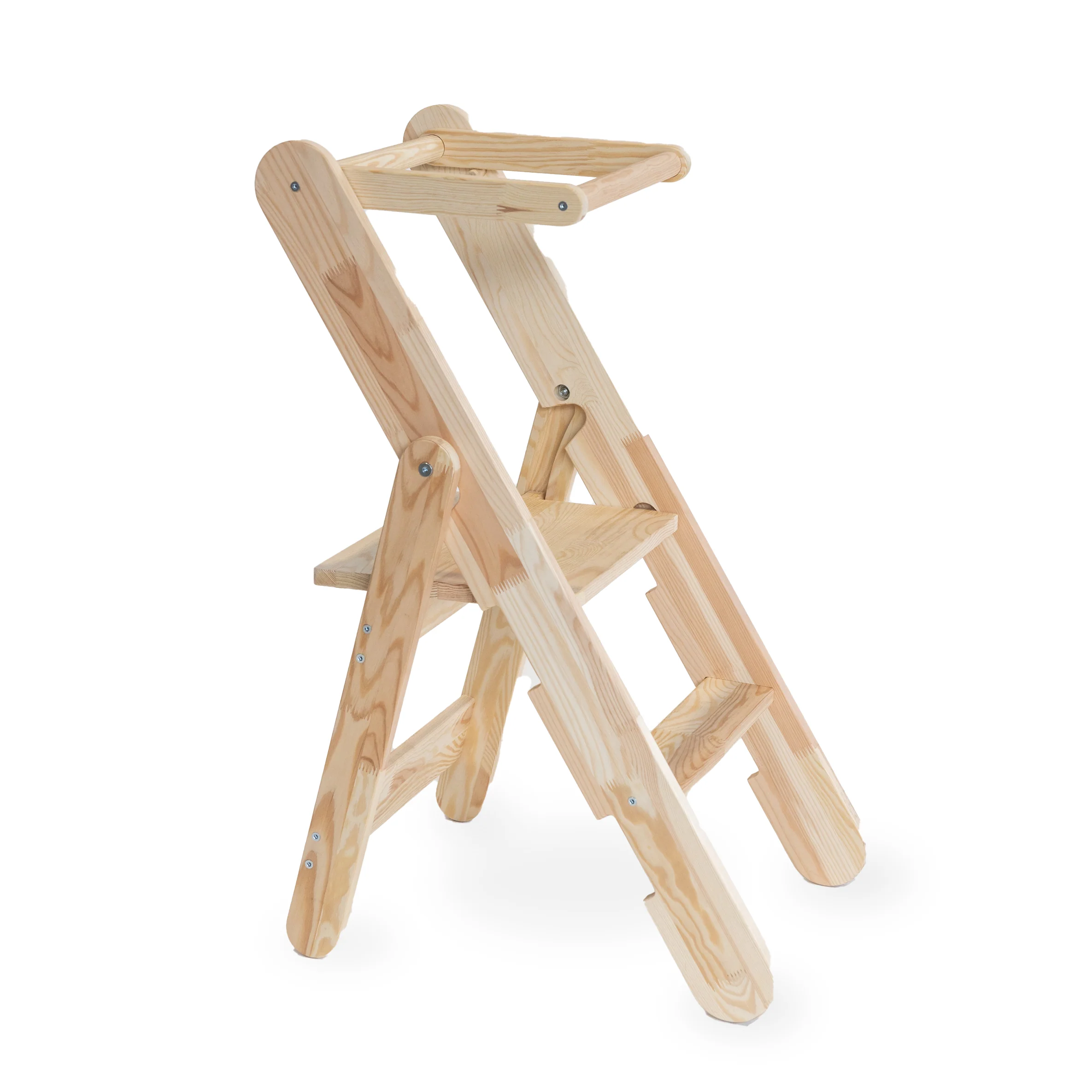 Tour d'observation pliante en bois massif Zwergensache 2025. Pour les enfants à partir de 2 ans.