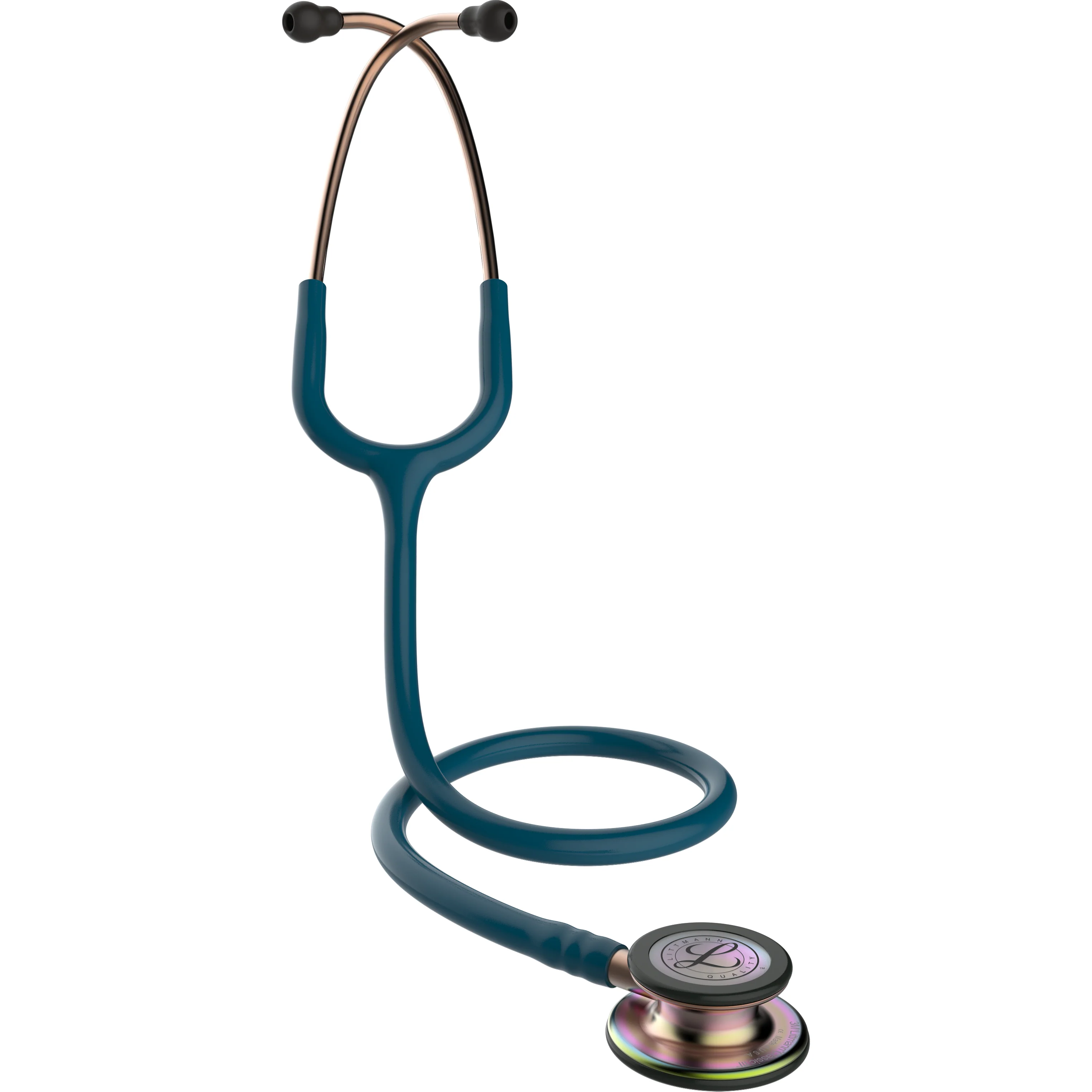 Stéthoscope de surveillance Littmann Classic III 2025 : Arc-en-ciel bleu Caraïbes 5807
