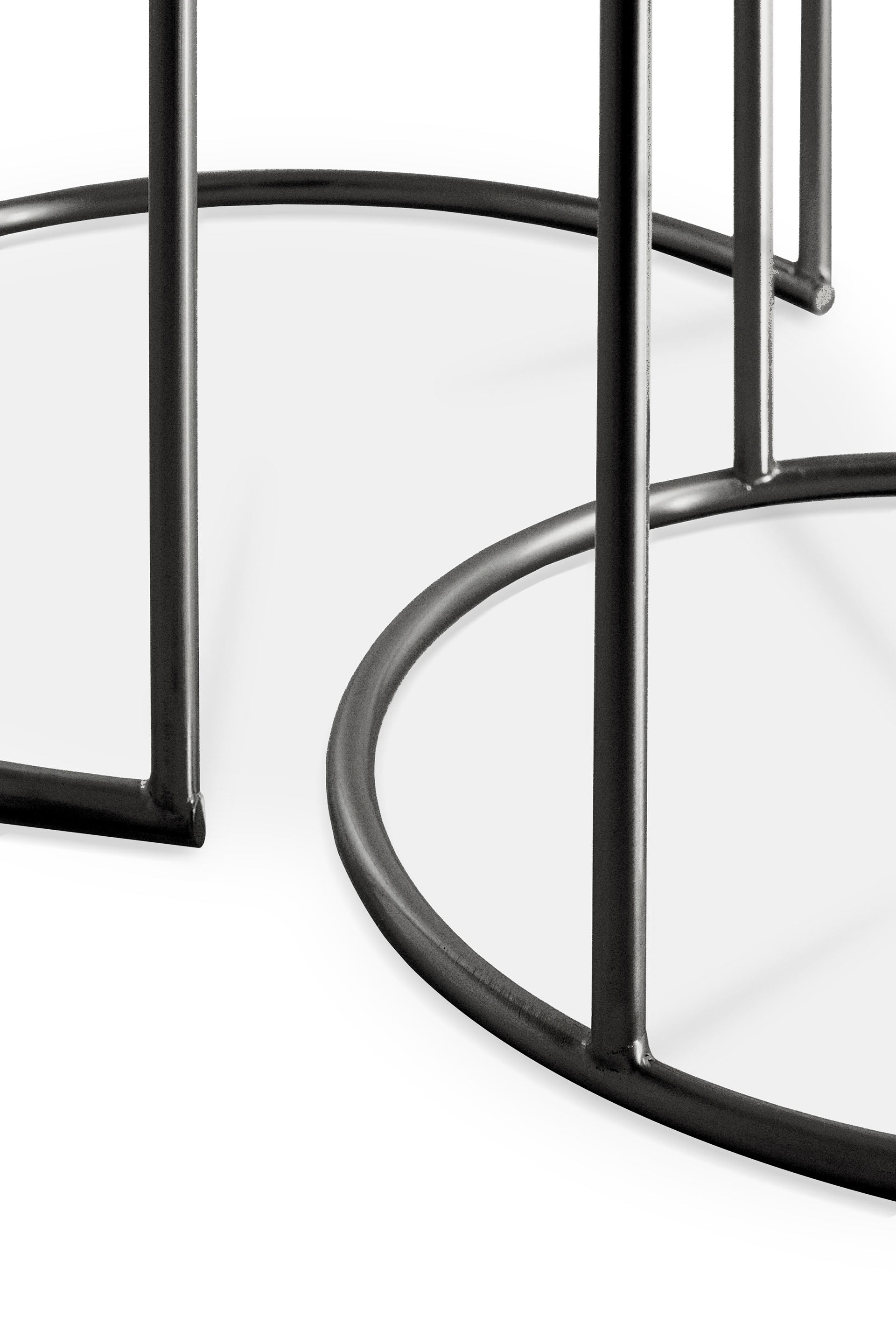 Nesting Coffee Table Bronze Copper - Set of 2