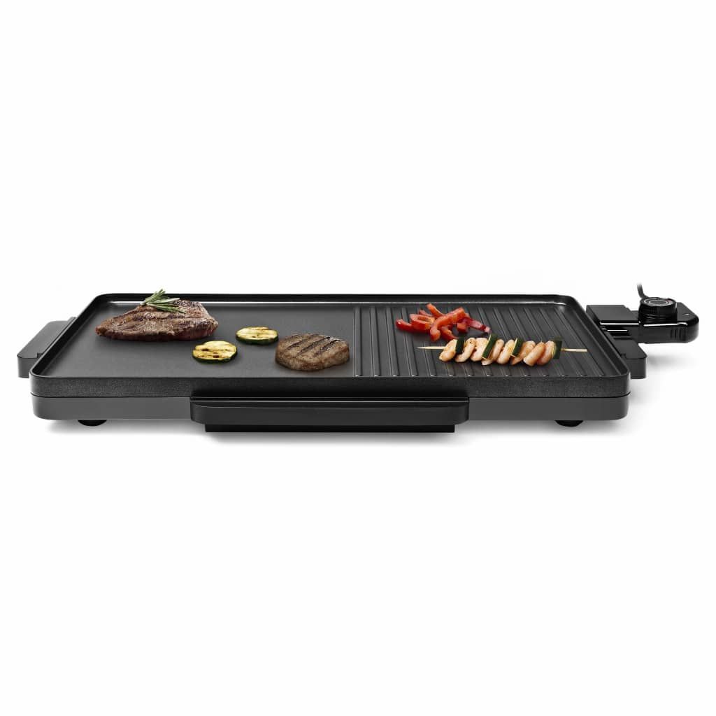 Tristar 2-in-1 Elektrogrill/Grillfunktion/Kocher, 2000 W, Schwarz, 49 x 27 cm