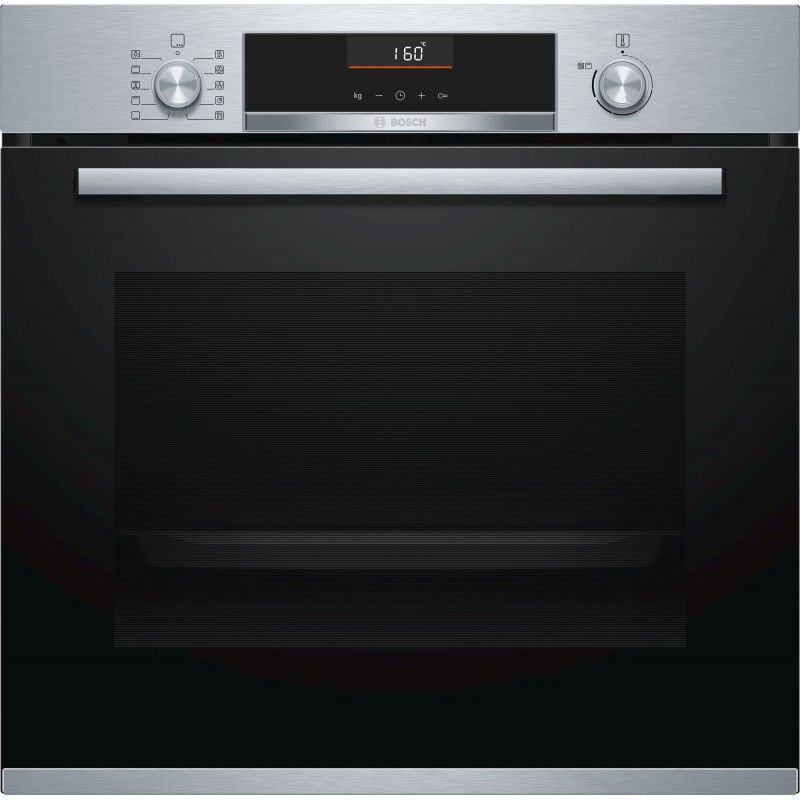Bosch HBA5360S0 Backofen, schwarzes Glas, Edelstahl