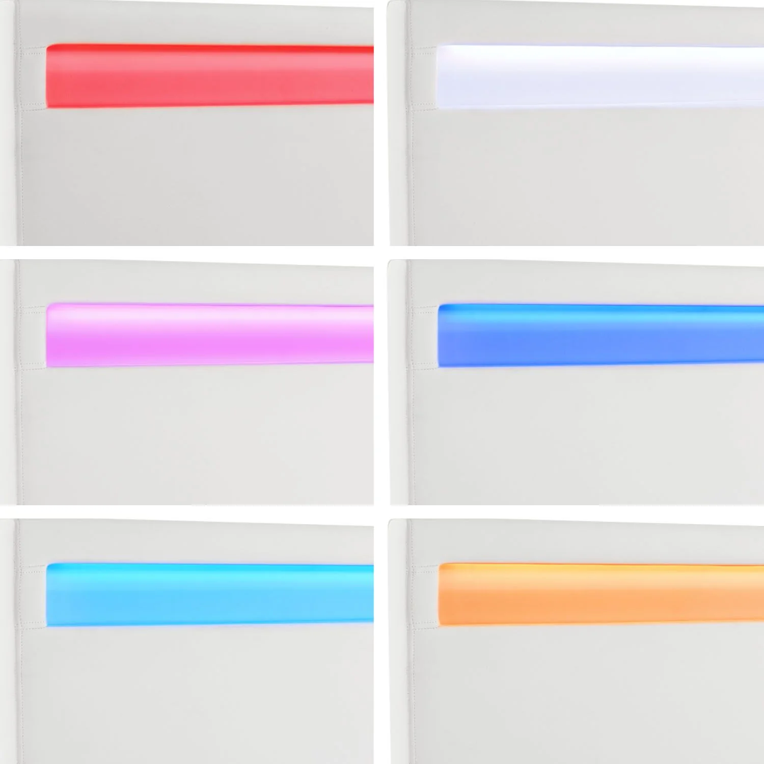 Lit capitonné Séville 2025, 140 x 200 cm, blanc