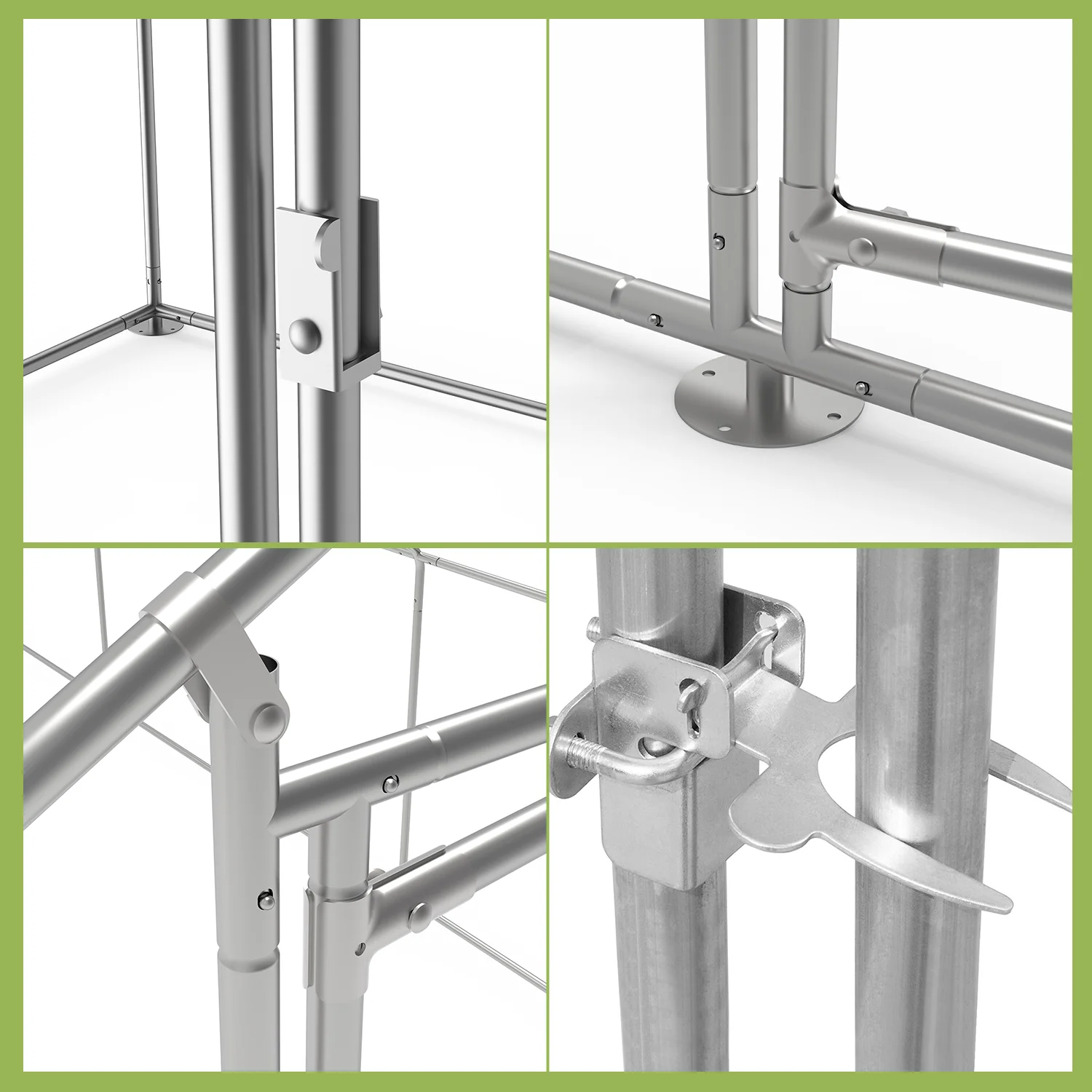 2025 Sonnewelt Hühnerstall mit PE-Markise 3 x 6 x 2 m