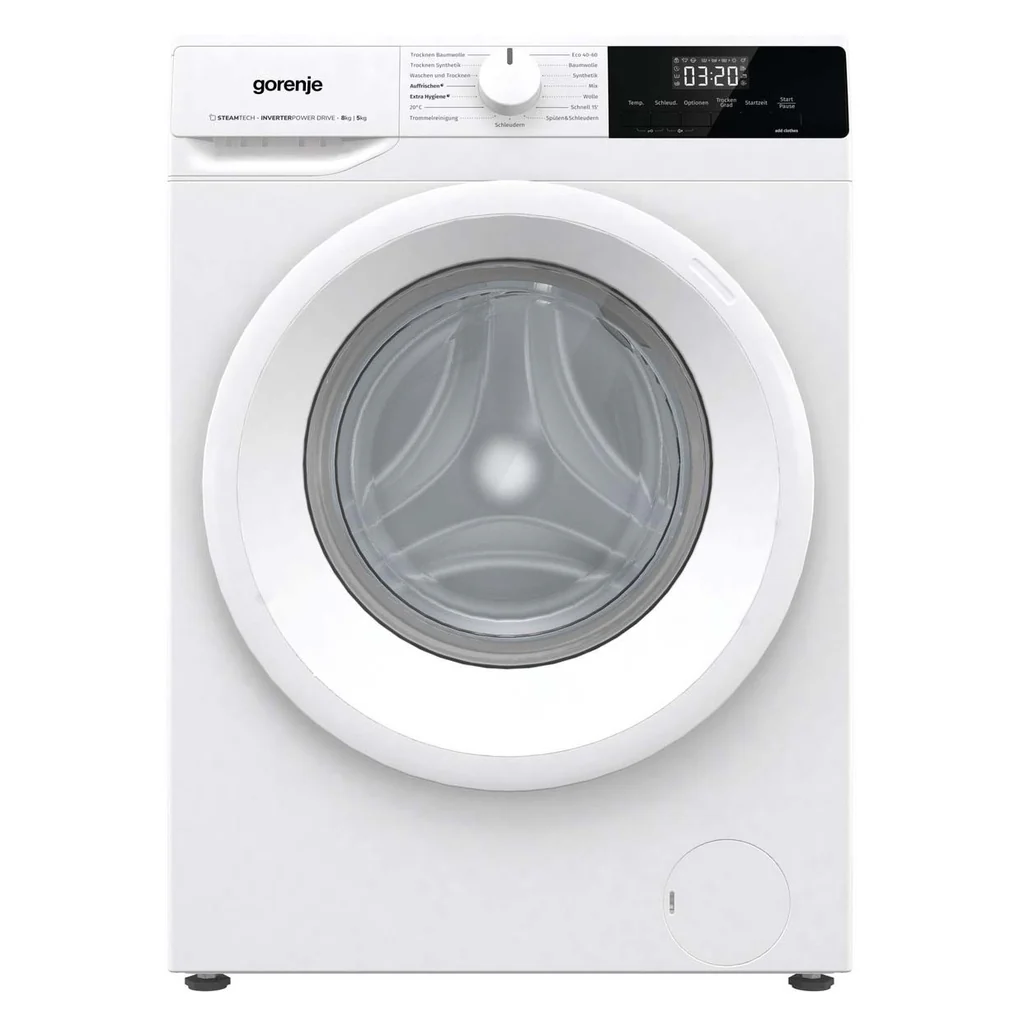 Gorenje W3D2A854ADPS/DE Waschtrockner, Baujahr 2025, 8/5 kg, 1400 U/min, mit Dampffunktion